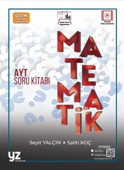 YZ Yayınları YKS AYT Matematik Soru Bankası YZ Yayınları