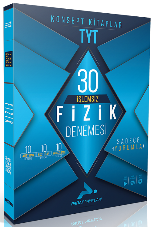 Paraf YKS TYT İşlemsiz Fizik Konsept 30 Deneme Paraf Yayınları