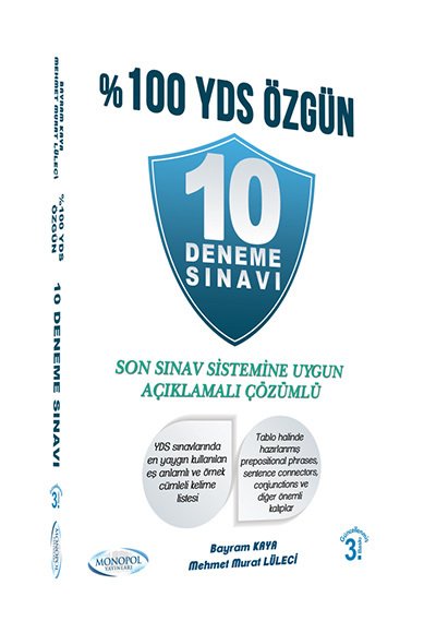 SÜPER FİYAT - Monopol %100 YDS Özgün 10 Deneme Sınavı 3. Baskı Monopol Yayınları