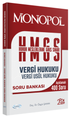 Monopol 2024 HMGS Vergi Hukuku, Vergi Usul Hukuku Soru Bankası - Özgür Şahan Monopol Yayınları