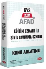 Data 2024 GYS AFAD Eğitim ve Sivil Savunma Uzmanı Konu Anlatımlı Görevde Yükselme Data Yayınları