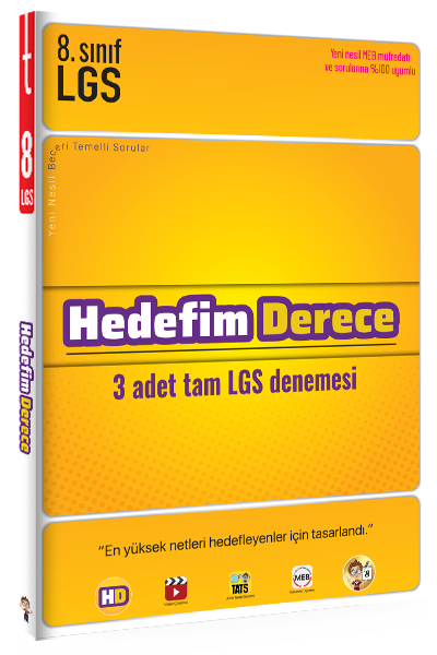 Tonguç 8. Sınıf LGS Hedefim Derece 3 Deneme Tonguç Akademi