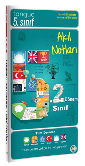 Tonguç 5. Sınıf 2. Dönem 5.2 Akıl Notları Tonguç Akademi