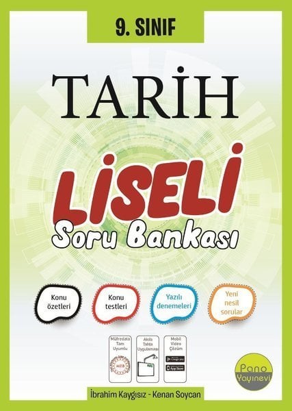 Pano 9. Sınıf Tarih Liseli Soru Bankası Pano Yayınevi