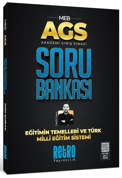 Retro 2025 MEB-AGS Eğitimin Temelleri ve Türk Milli Eğitim Sistemi Soru Bankası  - Fatih Genç Retro Yayıncılık