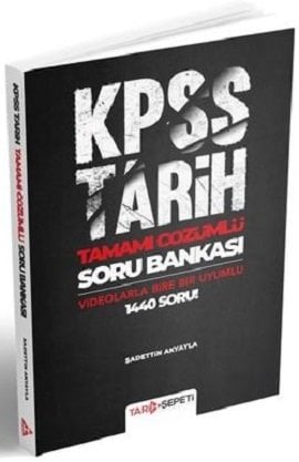 Benim Hocam 2020 KPSS Tarih Sepeti Tarih Soru Bankası Çözümlü - Sadettin Akkaya Benim Hocam Yayınları