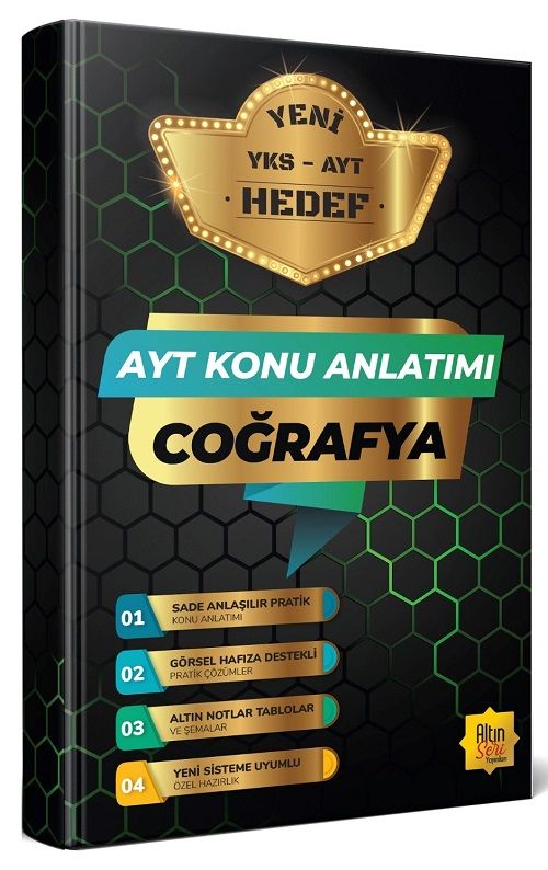 Altın Seri YKS AYT Coğrafya Hedef Konu Anlatımı Altın Seri Yayınları