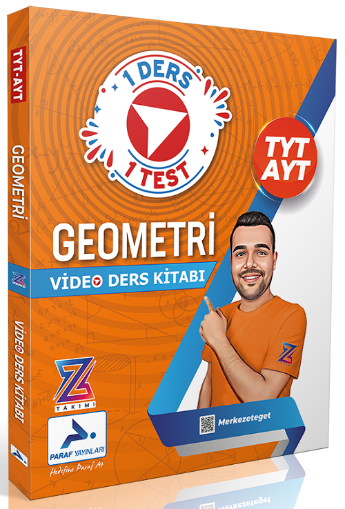 Paraf YKS TYT AYT Geometri Z Takımı 1 Video 1 Ders Video Ders Kitabı Paraf Yayınları