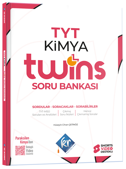 KR Akademi YKS TYT Kimya Twins Soru Bankası Çözümlü KR Akademi