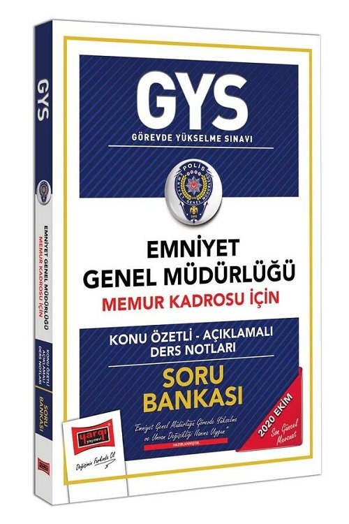 Yargı 2020 GYS Emniyet Genel Müdürlüğü Memur Kadrosu Konu Özetli Soru Bankası Görevde Yükselme Yargı Yayınları