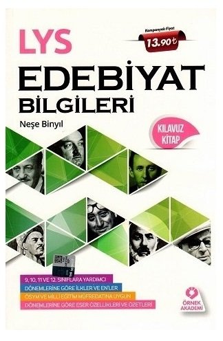 Örnek Akademi LYS Edebiyat Bilgileri Kılavuz Kitap Örnek Akademi Yayınları