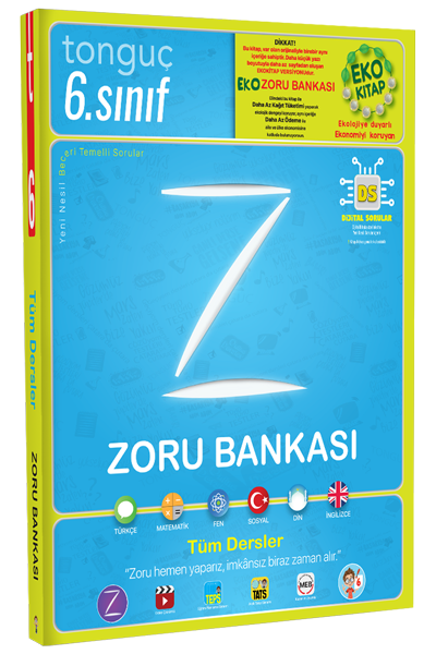 Tonguç 6. Sınıf Tüm Dersler Eko Zoru Bankası Tonguç Akademi