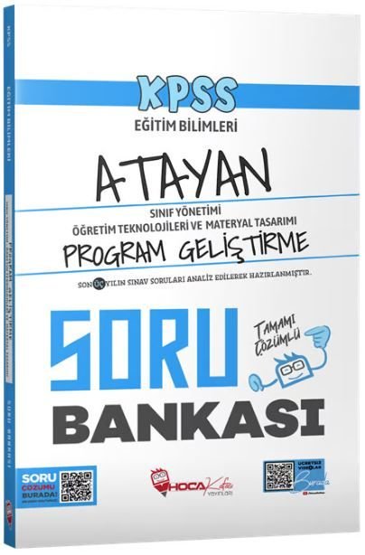 Hoca Kafası KPSS Eğitim Bilimleri Program Geliştirme, Sınıf, Materyal Atayan Soru Bankası Çözümlü Hoca Kafası Yayınları