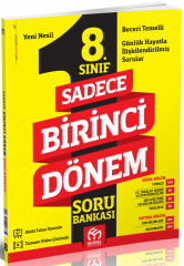 Model 8. Sınıf Tüm Dersler Sadece Birinci Dönem Soru Bankası Model Eğitim Yayınları