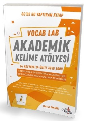 Pelikan Vocab Lab Akademik Kelime Atölyesi Pelikan Yayınları