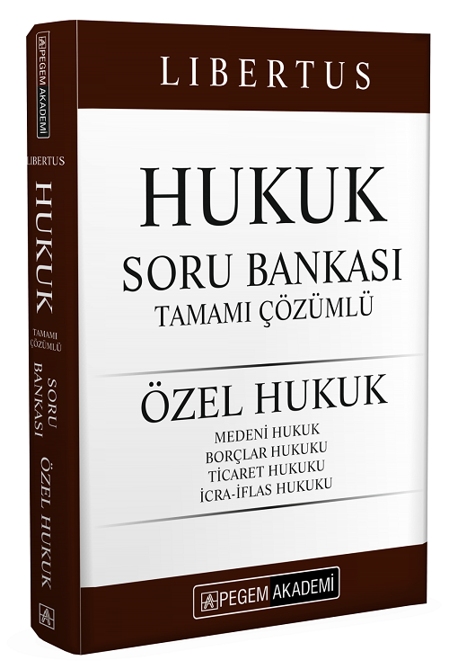 Pegem 2024 KPSS Libertus Hukuk Özel Hukuk Soru Bankası Çözümlü Pegem Akademi Yayınları