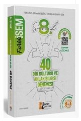 İsem 8. Sınıf Farklı İsem Din Kültürü ve Ahlak Bilgisi 40 Sarmal Deneme İsem Yayıncılık