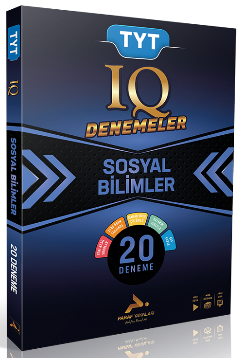 Paraf YKS TYT Sosyal Bilimler IQ 20 Deneme Paraf Yayınları