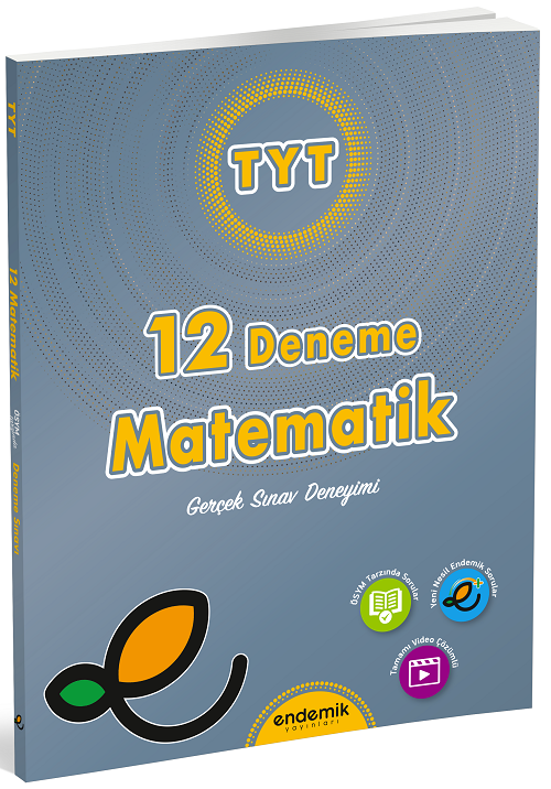 Endemik YKS TYT Matematik 12 Deneme Endemik Yayınları