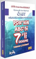 Makro Kitabevi 2024 ÖABT PDR'nin ABC'si Psikolojik Danışma ve Rehberlik 7 Deneme Çözümlü Makro Kitabevi