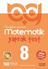 Nitelik 8. Sınıf Matematik Yaprak Test Nitelik Yayınları