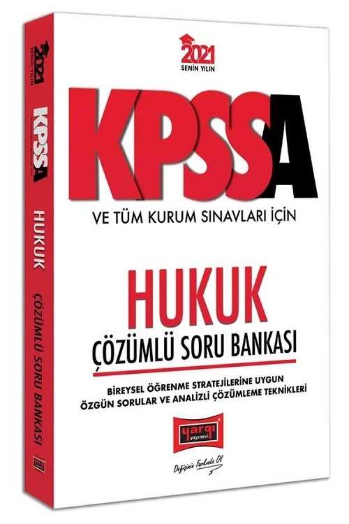 Yargı 2021 KPSS A Grubu Hukuk Soru Bankası Çözümlü Yargı Yayınları