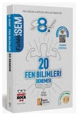 İsem 8. Sınıf LGS Farklı İsem Fen Bilgisi 20 Sarmal Deneme İsem Yayıncılık