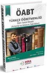 Deka Akademi ÖABT Türkçe Öğretmenliği Dört Temel Beceri Anlama ve Anlatım Teknikleri Ders Notu - Murat Koç Deka Akademi Yayınları