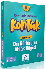 Paraf 5. Sınıf Din Kültürü ve Ahlak Bilgisi Kontak Konu Takip Denemeleri Paraf Yayınları