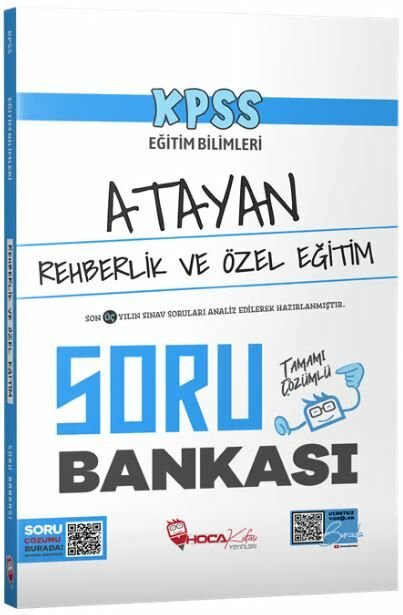 Hoca Kafası KPSS Eğitim Bilimleri Rehberlik ve Özel Eğitim Atayan Soru Bankası Çözümlü Hoca Kafası Yayınları