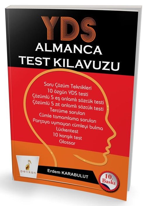 Pelikan YDS Almanca Test Kılavuzu 10. Baskı - Erdem Karabulut Pelikan Yayınları