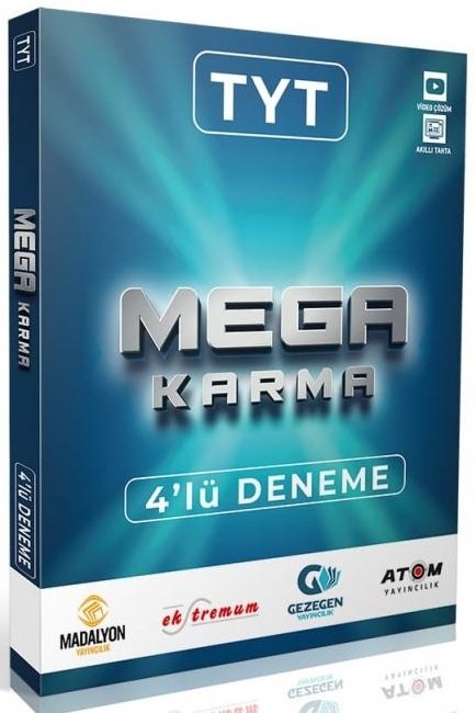 Gezegen YKS TYT Mega Karma 4 lü Deneme Gezegen Yayınları