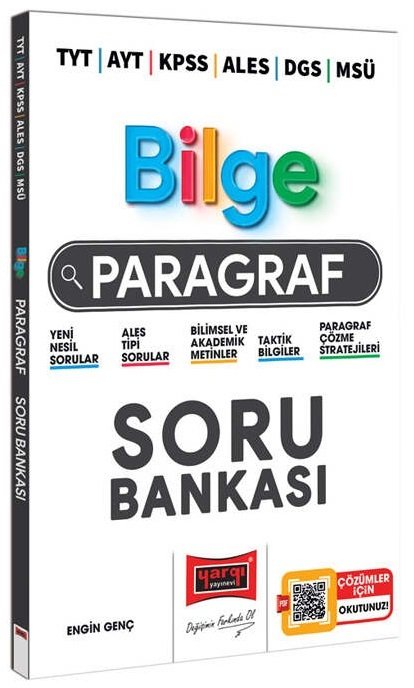 SÜPER FİYAT - Yargı YKS TYT AYT KPSS ALES DGS MSÜ Bilge Paragraf Soru Bankası Yargı Yayınları