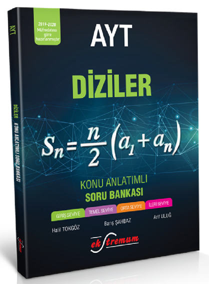 Ekstremum YKS AYT Diziler Konu Anlatımlı Soru Bankası Ekstremum Yayınları