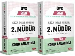 Data 2024 GYS Ceza Tevkifevleri Ceza İnfaz Kurumu 2. Müdür Konu Anlatımlı Set Görevde Yükselme Data Yayınları