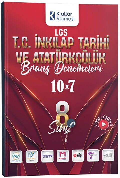 Krallar Karması 8. Sınıf LGS TC İnkılap Tarihi ve Atatürkçülük 10x7 Branş Denemeleri Krallar Karması