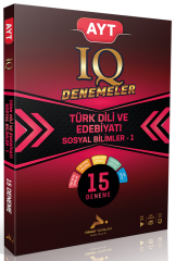 Paraf YKS AYT Türk Dili ve Edebiyatı Sosyal Bilimler-1 IQ 15 Deneme Paraf Yayınları