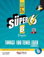 Nitelik 6. Sınıf Türkçe Süper Başarı 100 Temel Eser Nitelik Yayınları