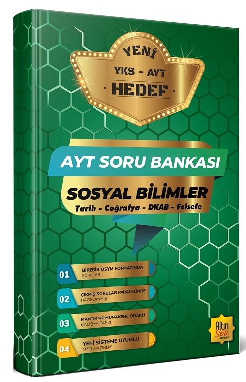 Altın Seri YKS AYT Sosyal Bilimler Hedef Soru Bankası Altın Seri Yayınları