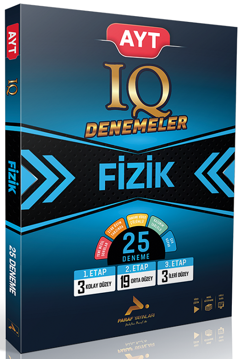 Paraf YKS AYT Fizik IQ 25 Deneme Paraf Yayınları