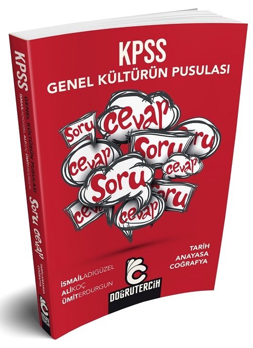 Doğru Tercih 2020 KPSS Genel Kültürün Pusulası Soru Cevap Kitabı Doğru Tercih Yayınları