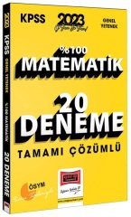 Yargı 2023 KPSS Matematik %100 20 Deneme Çözümlü Yargı Yayınları