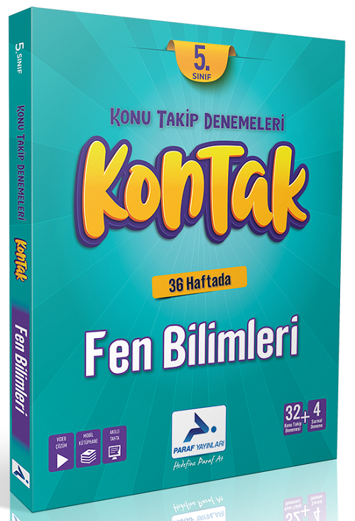 Paraf 5. Sınıf Fen Bilimleri Kontak Konu Takip Denemeleri Paraf Yayınları