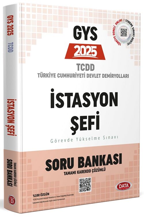 Data 2025 GYS TCDD İstasyon Şefi Soru Bankası Görevde Yükselme Data Yayınları