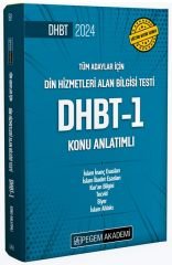 Pegem 2024 DHBT-1 Konu Anlatımlı Pegem Akademi Yayınları