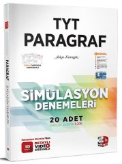 3D Yayınları YKS TYT Paragraf Simülasyon 20 Deneme Video Çözümlü 3D Yayınları