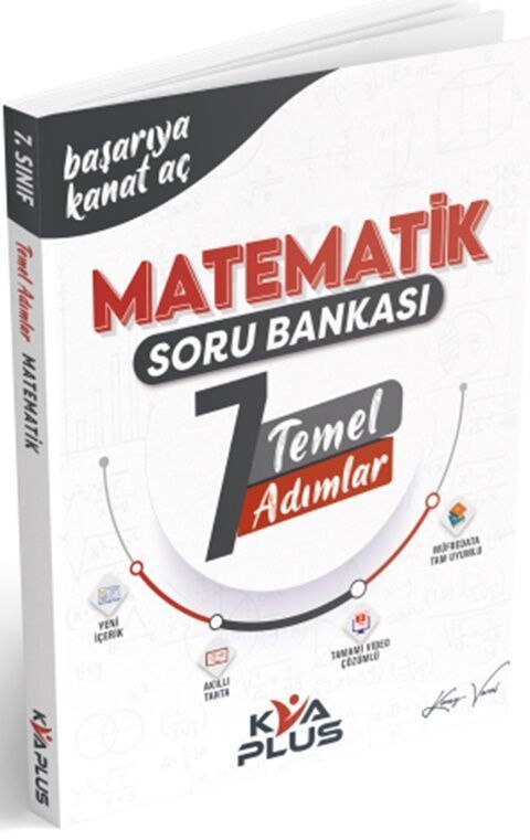 KVA Plus 7. Sınıf Matematik Temel Adımlar Soru Bankası KVA Plus Yayınları