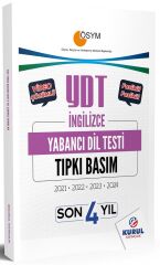 Kurul YDT İngilizce Çıkmış Sorular Son 4 Yıl Tıpkı Basım Çözümlü Kurul Yayıncılık