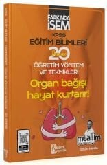 İsem 2025 KPSS Eğitim Bilimleri Öğretim Yöntem ve Teknikleri Muallim 20 Deneme Çözümlü - Özgür Hamal İsem Yayınları