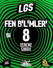 Fix Yayınları LGS Fen Bilimleri 8 Deneme Fix Yayınları